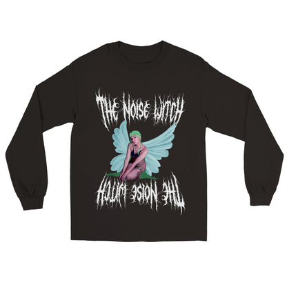 Black Long-Sleeved Fairy Witch T-shirt